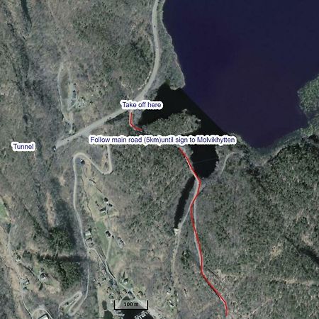 Vila Molvik Hytten Ostereidet Exteriér fotografie